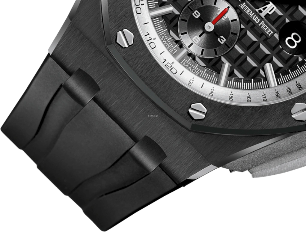 Audemars Piguet,Royal Oak Offshore 44mm,44mm,Titanium,Ceramic,Black,Automatic,Chronograph,Day,26402CE,26402CE.OO.A002CA.02