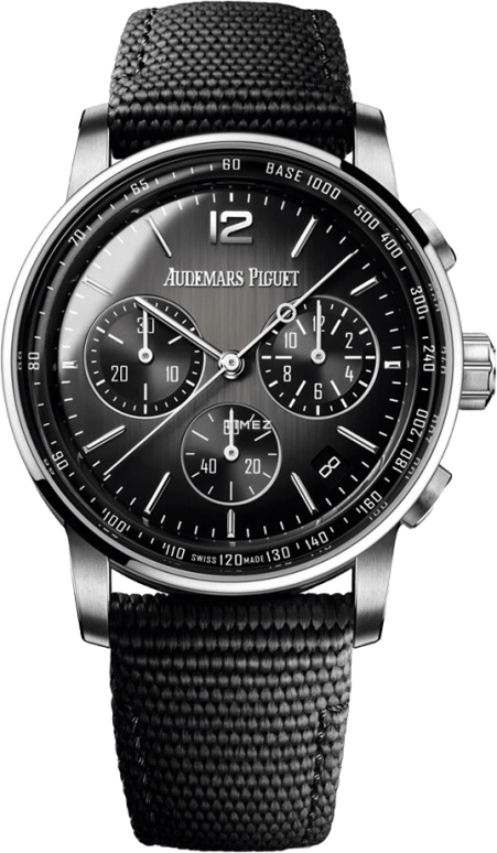 Audemars Piguet,CODE 11.59 41mm,41mm,Ceramic,White Gold,Grey,Automatic,Chronograph,Day,Flyback,26393NB,26393NB.OO.A002CA.01