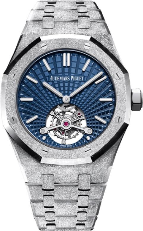 Audemars Piguet,Royal Oak 41mm,41mm,White Gold,Blue,Handwound,Tourbillon,70hours,26520BC,26520BC.GG.1224BC.01