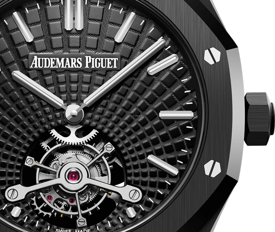 Audemars Piguet,Royal Oak 41mm,41mm,Ceramic,Black,Handwound,Tourbillon,70hours,26522CE,26522CE.OO.1225CE.01