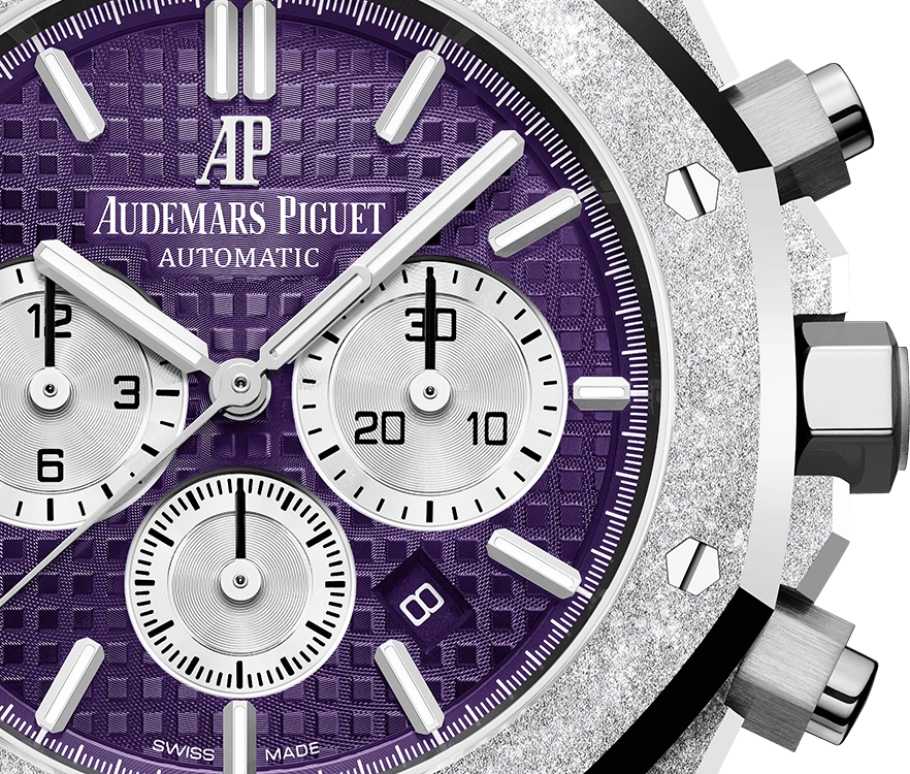 Audemars Piguet,Royal Oak 41mm,41mm,White Gold,Purple,Automatic,Chronograph,Day,Kyle Kuzma,Kris Kross,kuz,26331BC,26331BC.GG.1224BC.01