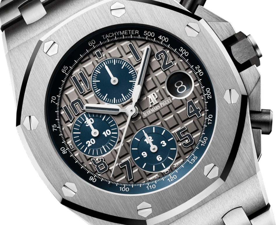 Audemars Piguet,Royal Oak Offshore 42mm,42mm,Titanium,Ceramic,Grey,Automatic,Chronograph,Day,26474TI,26474TI.OO.1000TI.01