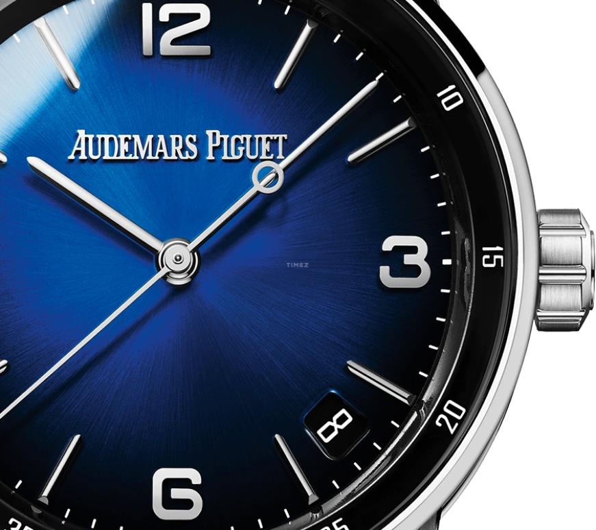 Audemars Piguet,CODE 11.59 41mm,41mm,White Gold,Blue,Automatic,Day,70hours,15210BC,15210BC.OO.A002KB.01