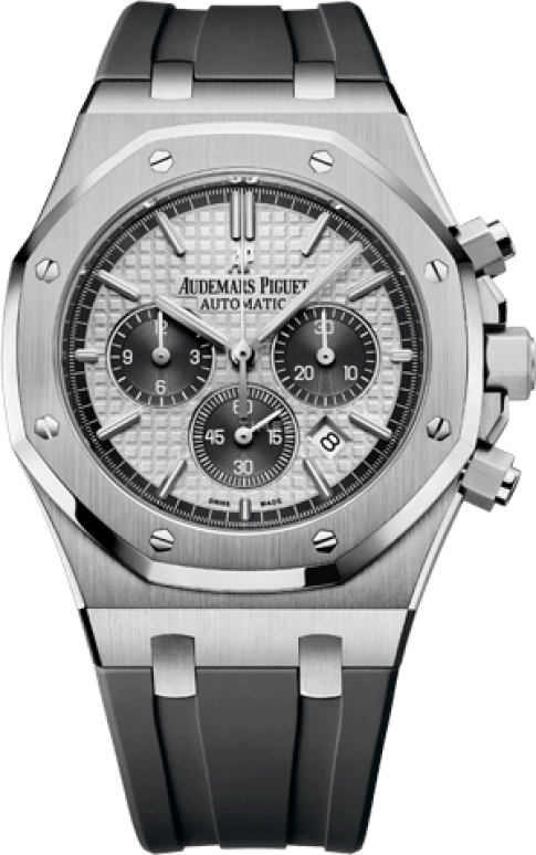 Audemars Piguet,Royal Oak 41mm,41mm,Titanium,Silver,Automatic,Chronograph,Day,26327TI,26327TI.OO.D004CA.01