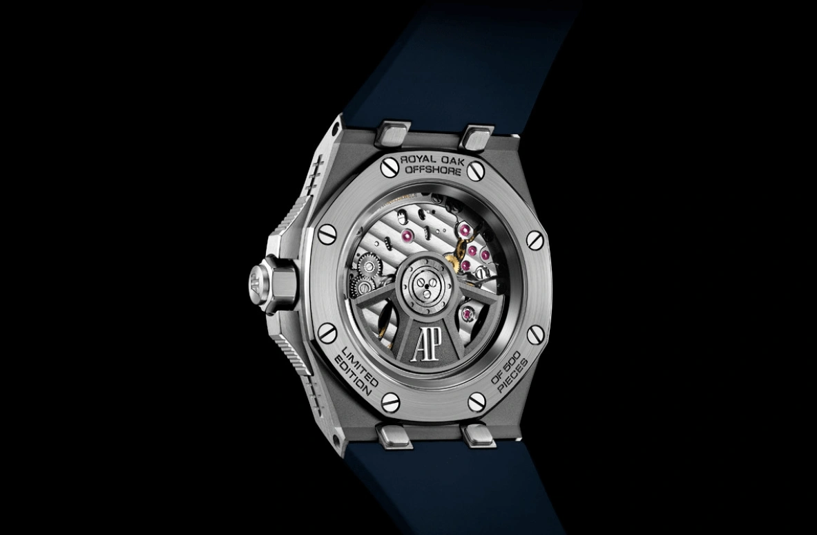 Audemars Piguet,Royal Oak Offshore 43mm,43mm,Titanium Gold,Blue,Automatic,70hours,In-house Caliber,15600TI,15600TI.OO.A343CA.01