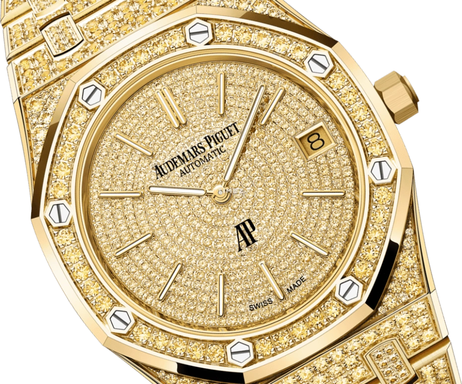 Audemars Piguet,Royal Oak 39mm,39mm,Yellow Gold,Gold,Automatic,Day,55hours,16202BA,16202BA.HH.1241BA.01