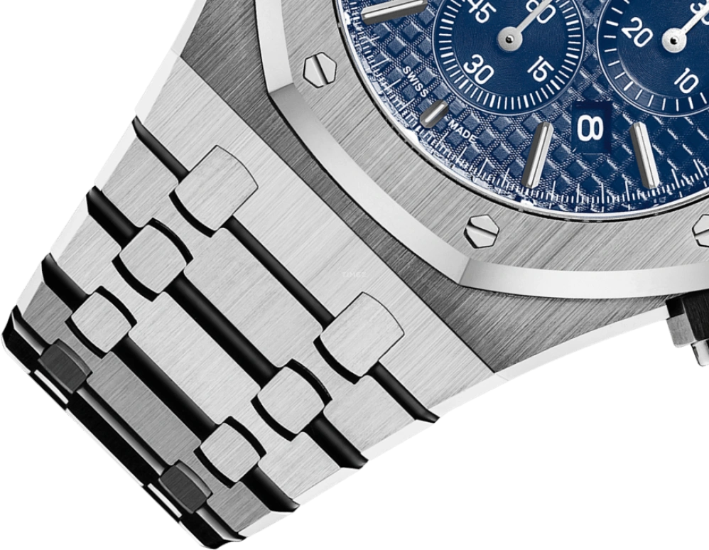 Audemars Piguet,Royal Oak 41mm,41mm,Stainless Steel,Blue,Automatic,Chronograph,Day,26320ST,26320ST.OO.1220ST.03