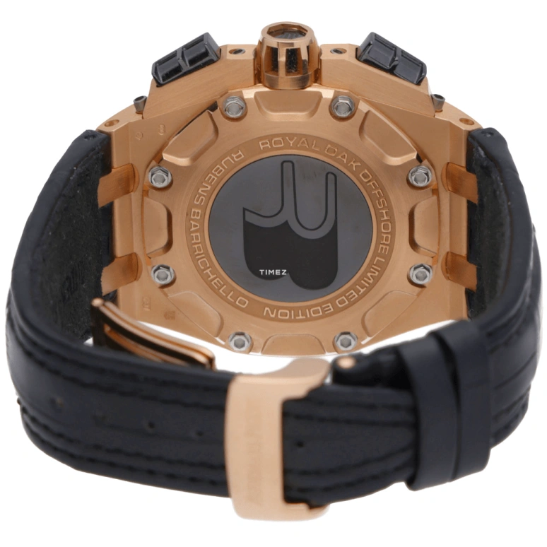 Audemars Piguet,Royal Oak Offshore 42mm,42mm,Pink Gold,Titanium,Ceramic,Skeleton,Black,White,Automatic,Chronograph,Day,26286RO,26286RO.OO.D002CR.01