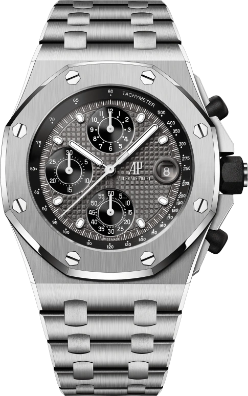 Audemars Piguet,Royal Oak Offshore 42mm,42mm,Titanium,Grey,Automatic,Chronograph,Day,26238TI,26238TI.OO.2000TI.01