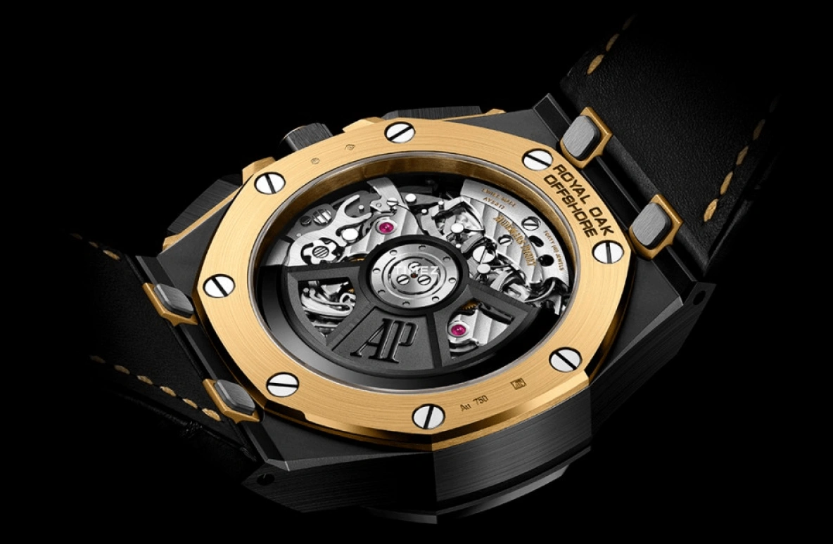Audemars Piguet,Royal Oak Offshore 43mm,43mm,Ceramic,Yellow Gold,Black,Automatic,Chronograph,Day,Flyback,26420CE,26420CE.OO.A127CR.01