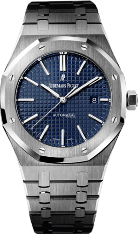 Audemars Piguet,Royal Oak 41mm,41mm,Stainless Steel,Blue,Automatic,Day,60hours,15400ST,15400ST.OO.1220ST.03