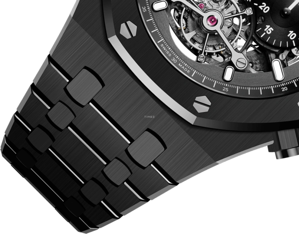 Audemars Piguet,Royal Oak 44mm,44mm,Titanium,Ceramic,Skeleton,Handwound,Chronograph,Tourbillon,26343CE,26343CE.OO.1247CE.01