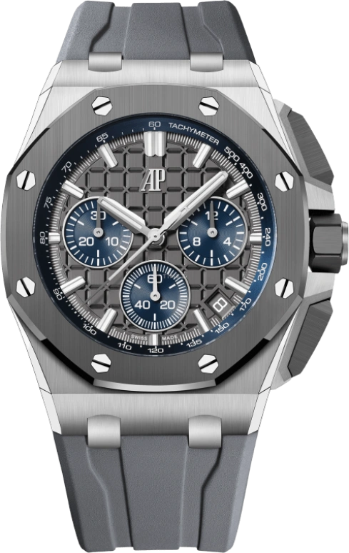 Audemars Piguet,Royal Oak Offshore 43mm,43mm,Titanium,Ceramic,Grey,Automatic,Chronograph,Day,Flyback,26420IO,26420IO.OO.A009CA.01