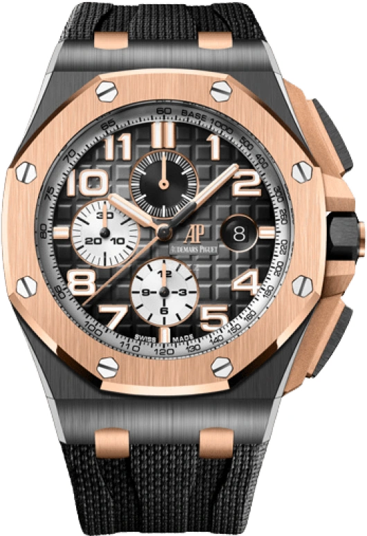 Audemars Piguet,Royal Oak Offshore 44mm,44mm,Ceramic,Black,Automatic,Chronograph,Day,26405NR,26405NR.OO.A002CA.01