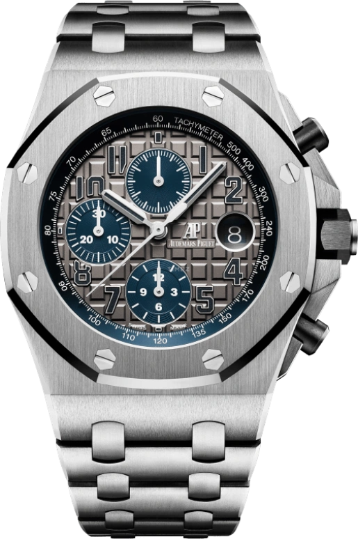 Audemars Piguet,Royal Oak Offshore 42mm,42mm,Titanium,Ceramic,Grey,Automatic,Chronograph,Day,26474TI,26474TI.OO.1000TI.01