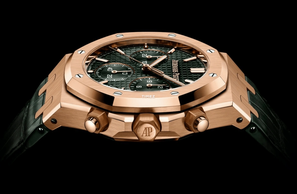 Audemars Piguet,Royal Oak 41mm,41mm,Rose Gold,Khaki Green,Automatic,Chronograph,Day,Flyback,Fresh Prince,Ben Simmons,26240OR,26240OR.OO.D404CR.02