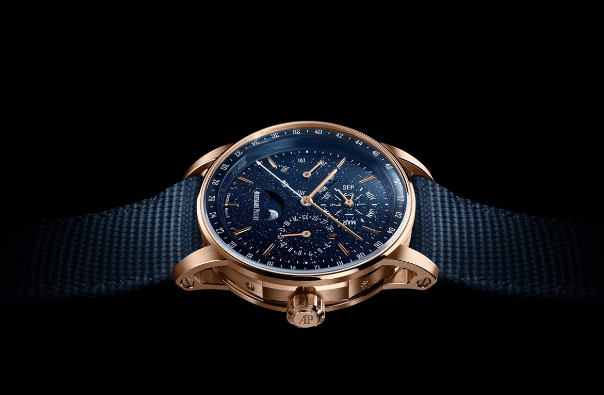 Audemars Piguet,CODE 11.59 41mm,41mm,Red Gold,Blue,Automatic,Moonphase,Perpetual Calendar,Leap Year,Month,40hours,In-house Caliber,26394OR,26394OR.OO.D027KB.01