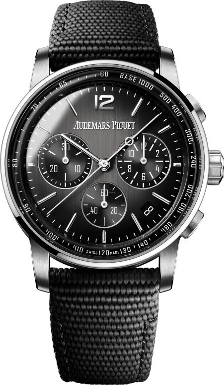 Audemars Piguet,CODE 11.59 41mm,41mm,Ceramic,White Gold,Grey,Automatic,Chronograph,Day,Flyback,26393NB,26393NB.OO.A002KB.01