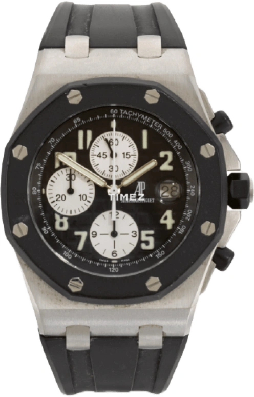 Audemars Piguet,Royal Oak Offshore 44mm,44mm,Stainless Steel,Black,Automatic,Chronograph,Day,25940SK,25940SK.OO.0002CA.01