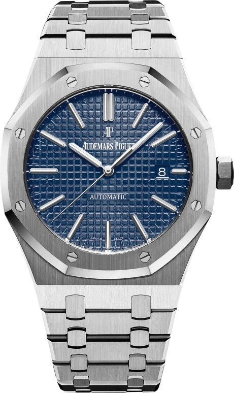 Audemars Piguet,Royal Oak 41mm,41mm,Stainless Steel,Blue,Automatic,Day,60hours,15400ST,15400ST.OO.1220ST.03