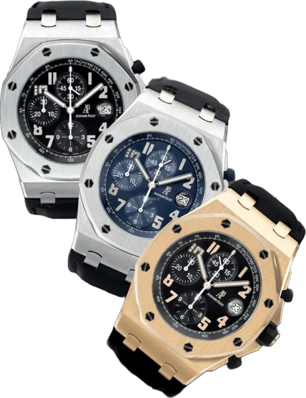 Audemars Piguet,Royal Oak Offshore 42mm,42mm,Platinum,Blue,Automatic,Chronograph,Day,26055PT,26055PT.OO.D001CR.01