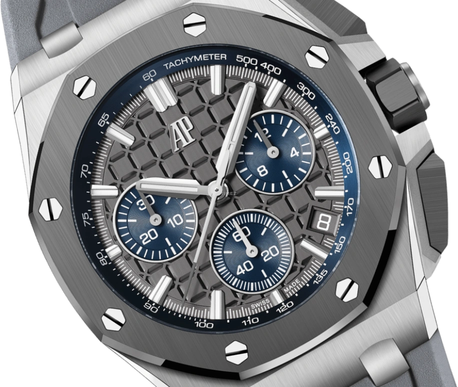 Audemars Piguet,Royal Oak Offshore 43mm,43mm,Titanium,Ceramic,Grey,Automatic,Chronograph,Day,Flyback,26420IO,26420IO.OO.A009CA.01