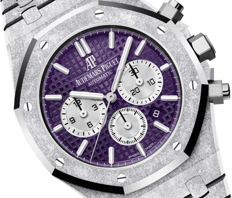 Audemars Piguet,Royal Oak 41mm,41mm,White Gold,Purple,Automatic,Chronograph,Day,Kyle Kuzma,Kris Kross,kuz,26331BC,26331BC.GG.1224BC.01