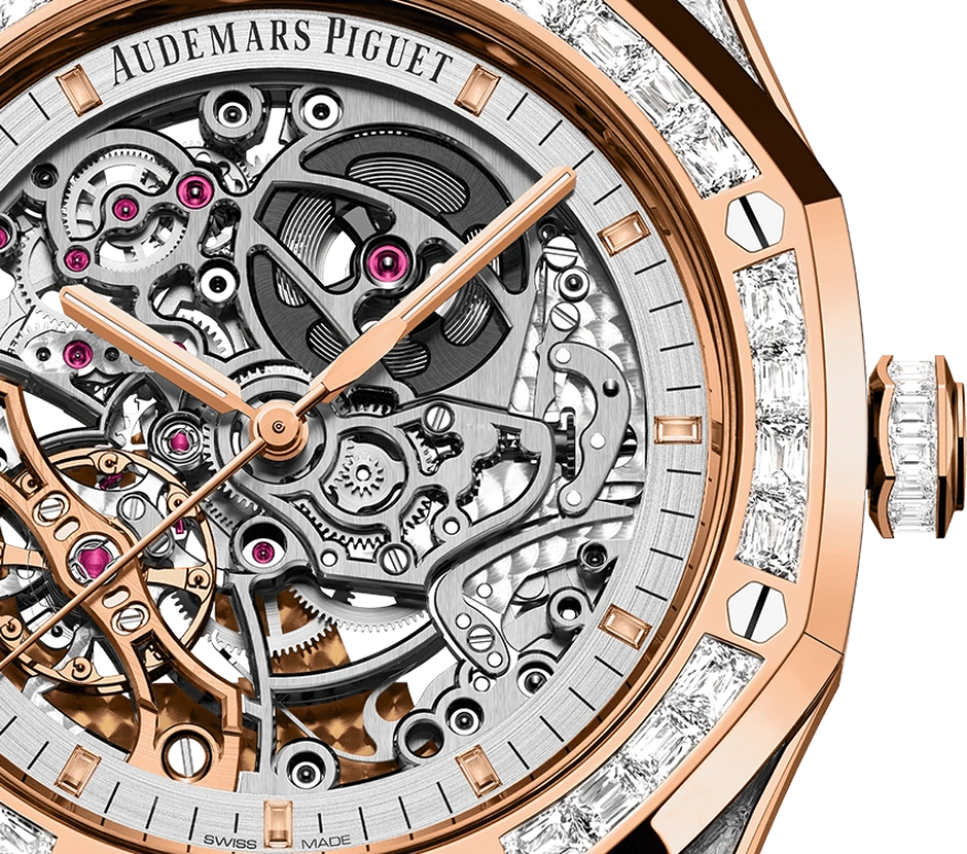 Audemars Piguet,Royal Oak 41mm,41mm,Rose Gold,Skeleton,Automatic,Double Balance,15417OR,15417OR.ZZ.1267OR.01