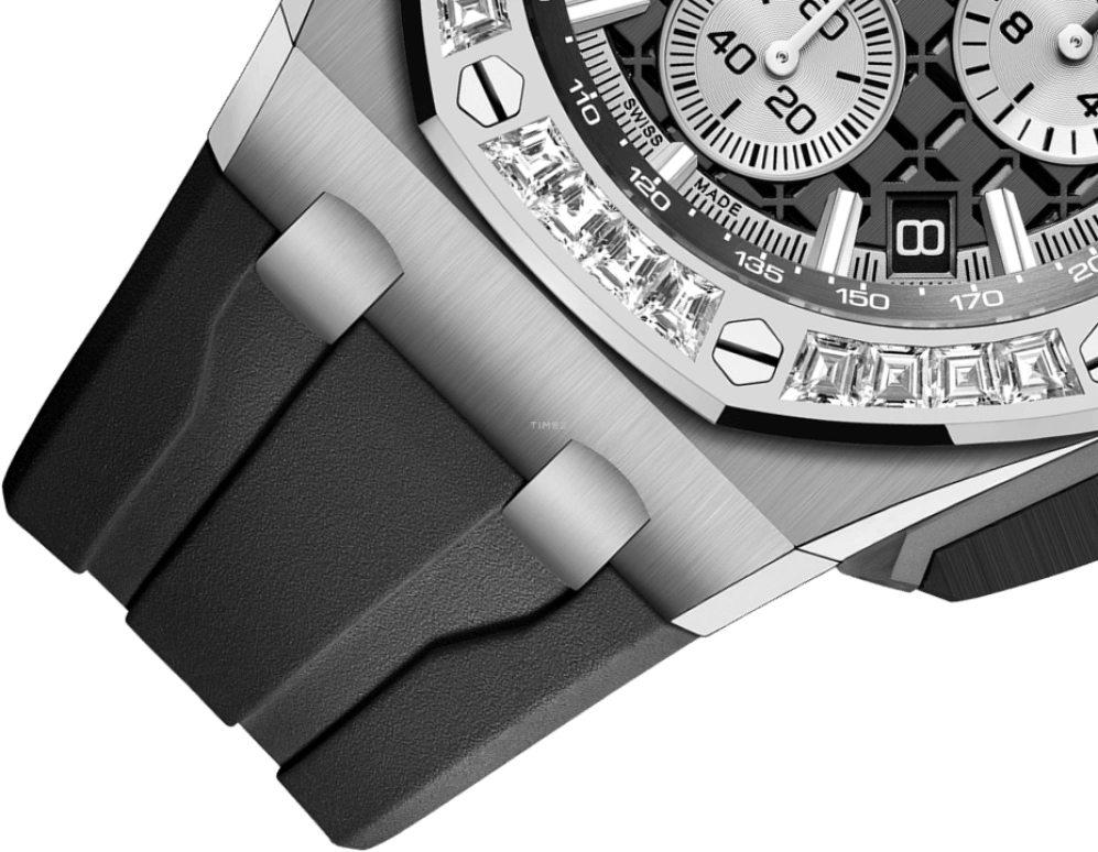 Audemars Piguet,Royal Oak Offshore 43mm,43mm,Ceramic,White Gold,Black,Automatic,Chronograph,Day,Karim Benzema,26424BC,26424BC.ZZ.D002CA.01