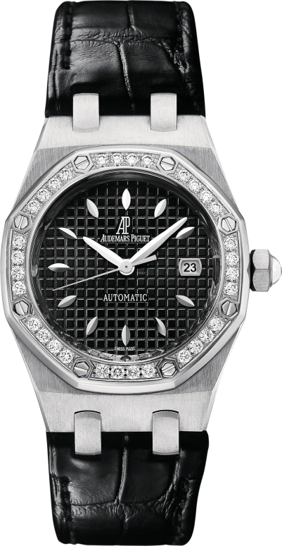 Audemars Piguet,Royal Oak 33mm,33mm,Stainless Steel,Black,Automatic,Day,40hours,77321ST,77321ST.ZZ.D002CR.01