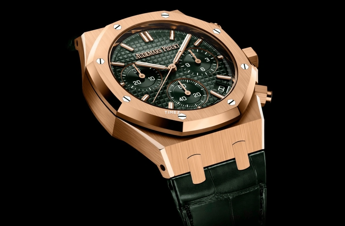 Audemars Piguet,Royal Oak 41mm,41mm,Rose Gold,Khaki Green,Automatic,Chronograph,Day,Flyback,Fresh Prince,Ben Simmons,26240OR,26240OR.OO.D404CR.02