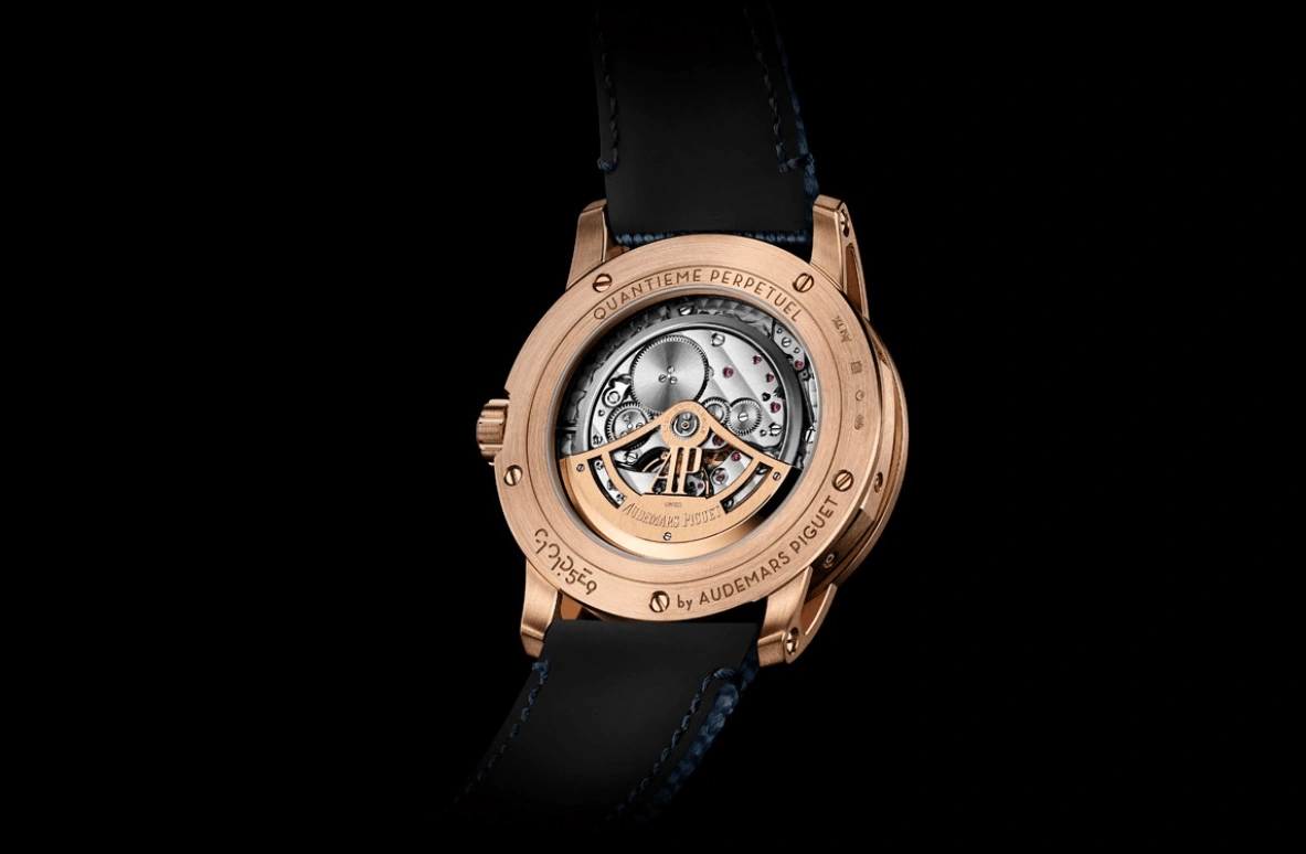 Audemars Piguet,CODE 11.59 41mm,41mm,Red Gold,Blue,Automatic,Moonphase,Perpetual Calendar,Leap Year,Month,40hours,In-house Caliber,26394OR,26394OR.OO.D027KB.01