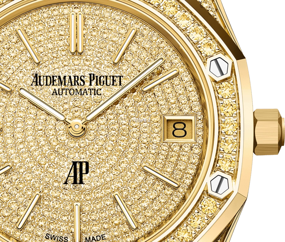 Audemars Piguet,Royal Oak 39mm,39mm,Yellow Gold,Gold,Automatic,Day,55hours,16202BA,16202BA.HH.1241BA.01