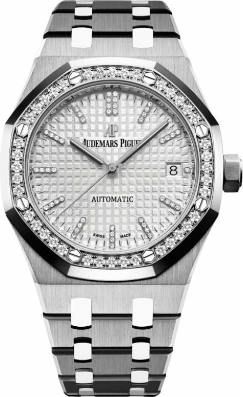 Audemars Piguet,Royal Oak 37mm,37mm,Titanium,Silver,Automatic,Day,60hours,15453IP,15453IP.ZZ.1256IP.01