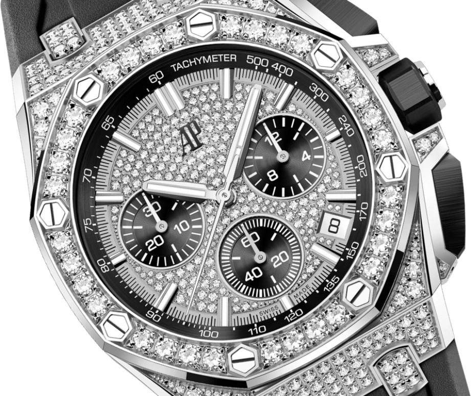 Audemars Piguet,Royal Oak Offshore 43mm,43mm,Ceramic,White Gold,Black,Automatic,Chronograph,Day,26423BC,26423BC.ZZ.D002CA.01