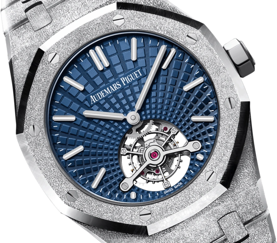 Audemars Piguet,Royal Oak 41mm,41mm,White Gold,Blue,Handwound,Tourbillon,70hours,26520BC,26520BC.GG.1224BC.01