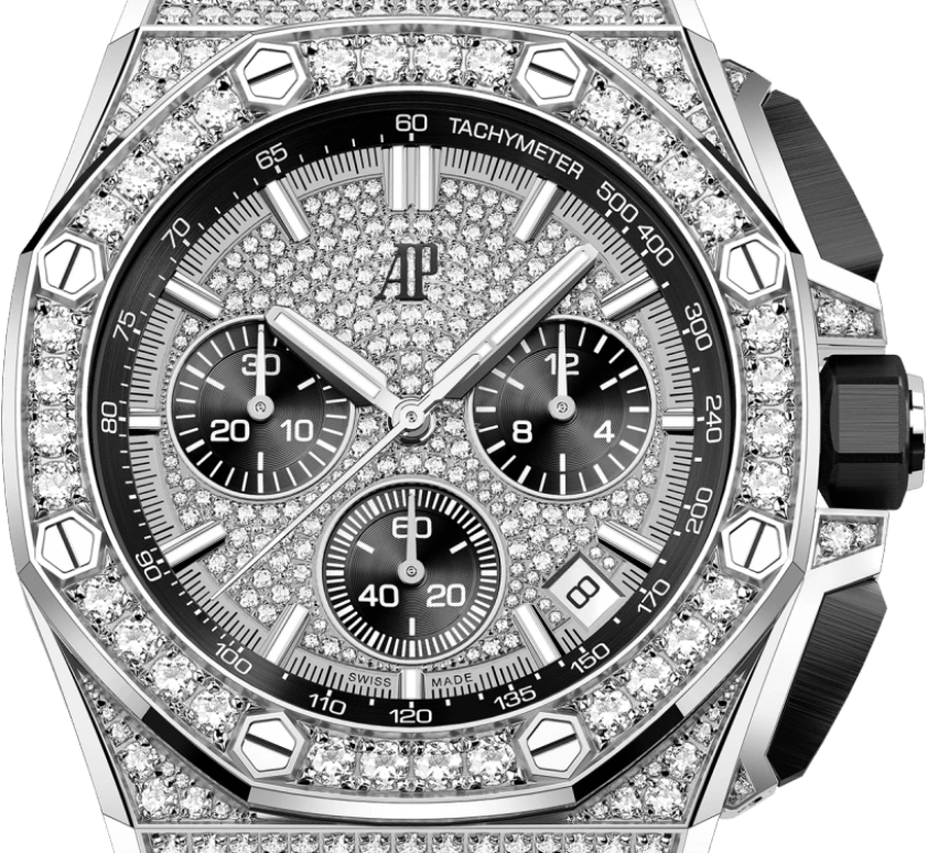Audemars Piguet,Royal Oak Offshore 43mm,43mm,Ceramic,White Gold,Black,Automatic,Chronograph,Day,26423BC,26423BC.ZZ.D002CA.01