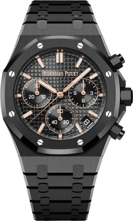 Audemars Piguet,Royal Oak 41mm,41mm,Ceramic,Black,Automatic,Chronograph,Day,26240CE,26240CE.OO.1225CE.01 50th