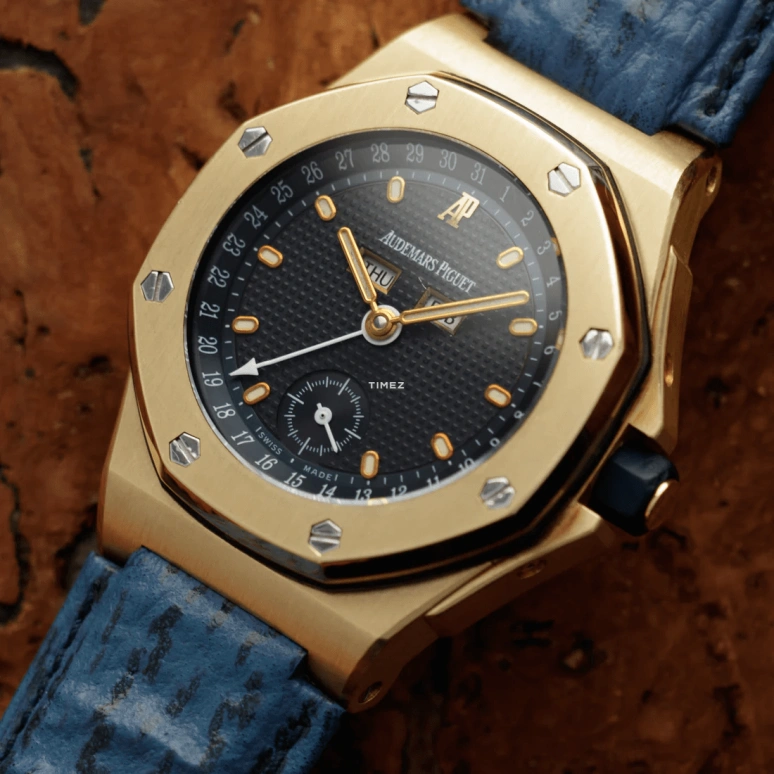 Audemars Piguet,Royal Oak Offshore 38mm,38mm,Yellow Gold,Black,Automatic,Month,Date,Day,25808BA,25808BA.O.0009/01