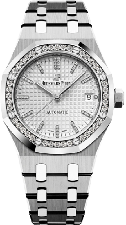 Audemars Piguet,Royal Oak 37mm,37mm,Titanium,Silver,Automatic,Day,60hours,15453IP,15453IP.ZZ.1256IP.01