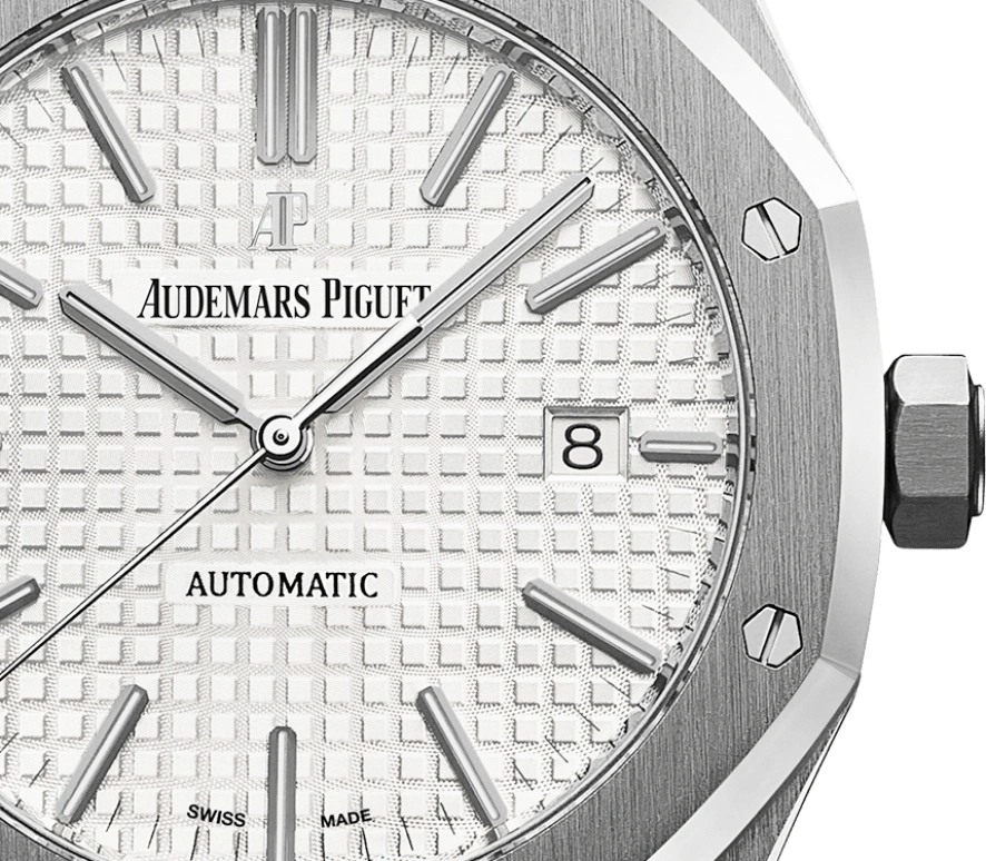 Audemars Piguet,Royal Oak 41mm,41mm,Stainless Steel,Silver,Automatic,Day,60hours,15400ST,15400ST.OO.1220ST.02