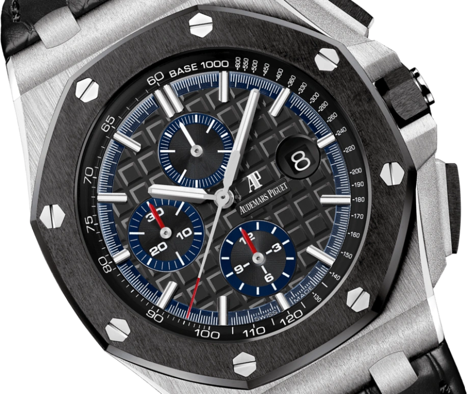 Audemars Piguet,Royal Oak Offshore 44mm,44mm,Ceramic,Platinum,Black,Automatic,Chronograph,Day,26411PO,26411PO.OO.A002CR.01