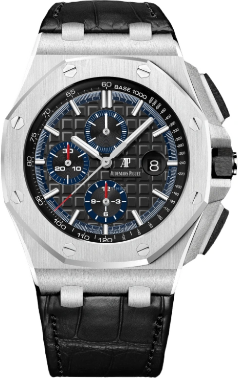 Audemars Piguet,Royal Oak Offshore 44mm,44mm,Ceramic,Platinum,Grey,Automatic,Chronograph,Day,26412PT,26412PT.OO.A002CR.01