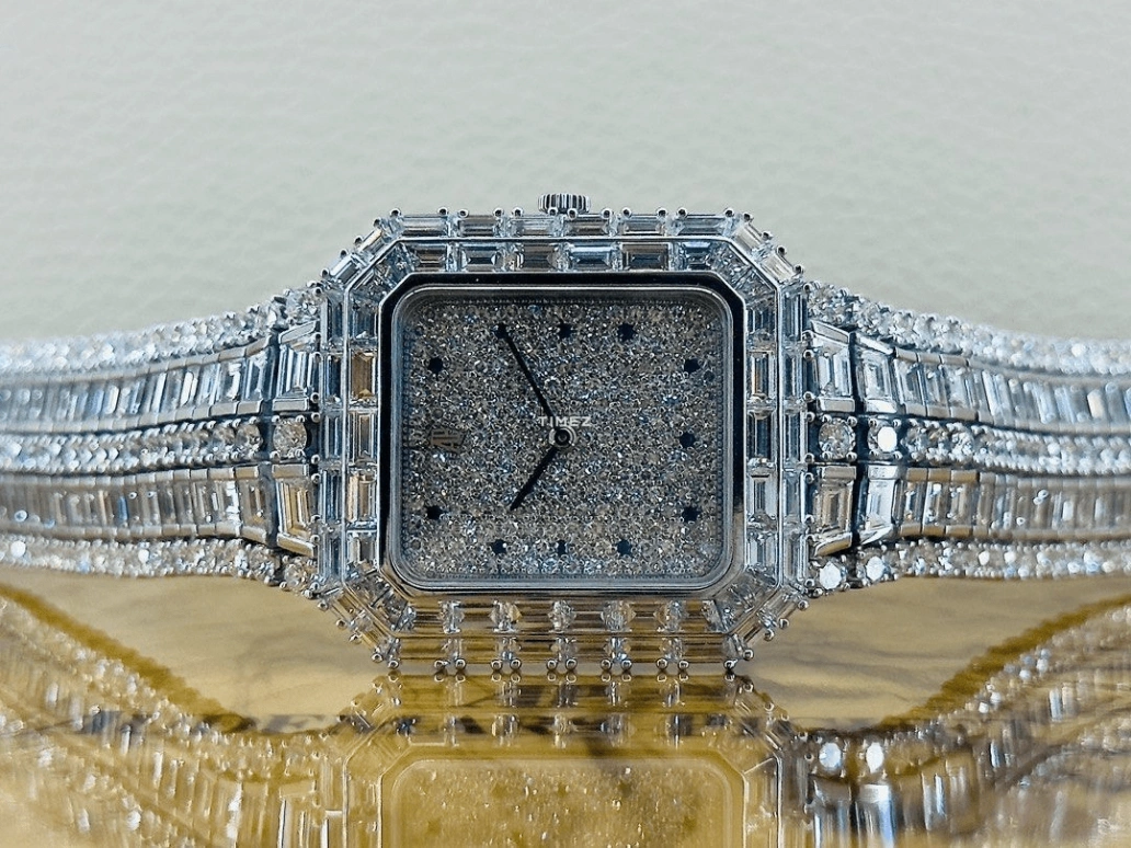 爱彼,其它 30x32毫米,30x32毫米,白金,银色,蓝宝石,水晶玻璃,八角形,14760BC,14760BC.Z.8007BC.03