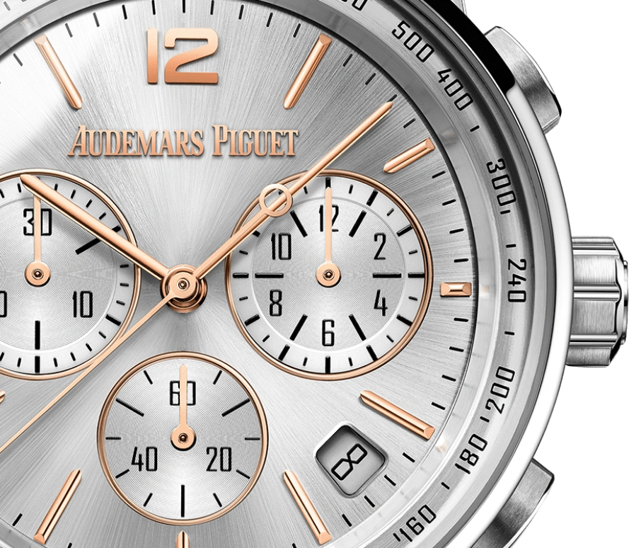 Audemars Piguet,CODE 11.59 41mm,41mm,White Gold,Silver,Automatic,Chronograph,Day,Flyback,26393CR,26393CR.OO.A008KB.01