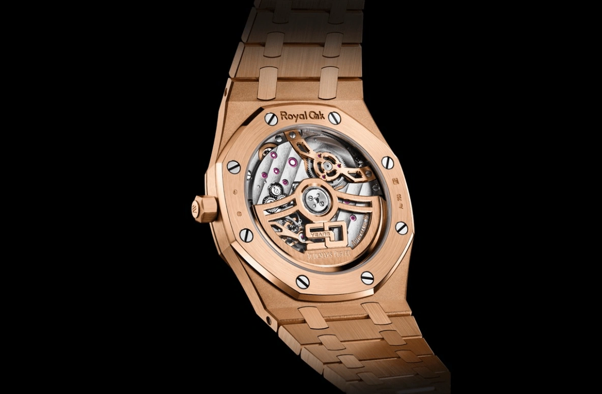 Audemars Piguet,Royal Oak 39mm,39mm,Pink Gold,Grey,Automatic,Day,55hours,16202OR,16202OR.OO.1240OR.01 50th