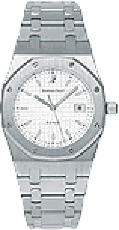 Audemars Piguet,Royal Oak 33mm,33mm,Stainless Steel,White,Silver,Automatic,Day,40hours,15000ST,15000ST.OO.0789ST.07