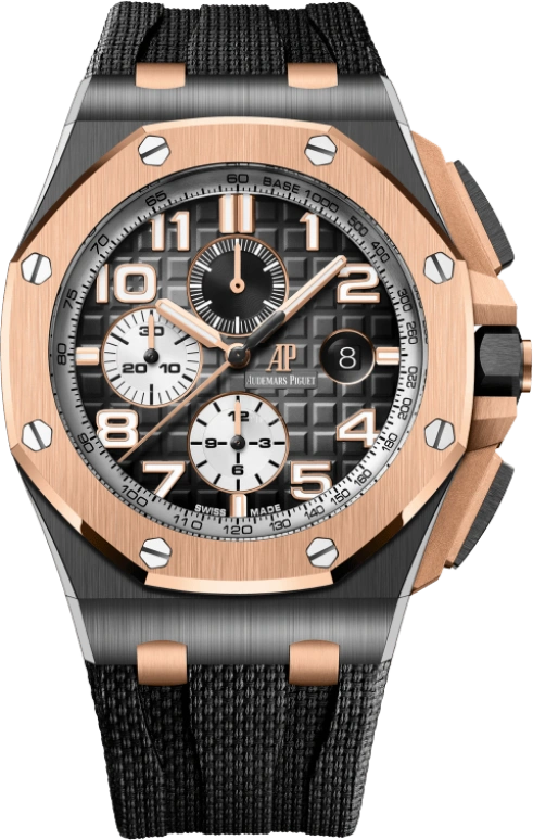 Audemars Piguet,Royal Oak Offshore 44mm,44mm,Ceramic,Black,Automatic,Chronograph,Day,26405NR,26405NR.OO.A002CA.01