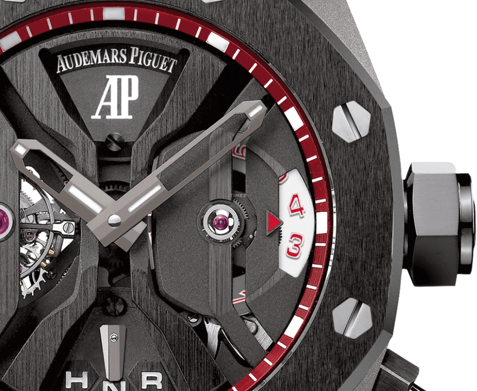 Audemars Piguet,Royal Oak Concept 44mm,44mm,Titanium Gold,Black,Red,Handwound,Dule Time,Tourbillon,Function Selector,26588IO,26588IO.OO.D067CA.01