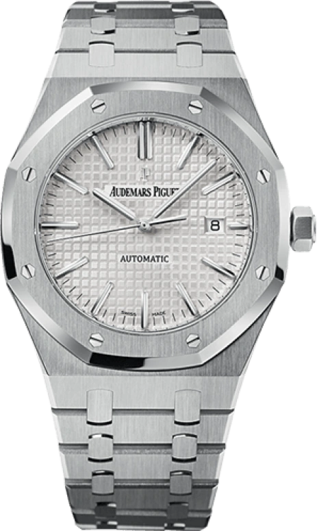 Audemars Piguet,Royal Oak 41mm,41mm,Stainless Steel,Silver,Automatic,Day,60hours,15400ST,15400ST.OO.1220ST.02